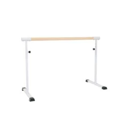 MEMAX Wooden Portable Ballet Barre 1.5M(Portable Freestanding Ballet Barre Stretch Barre Dance Bar 1 5m Length)
