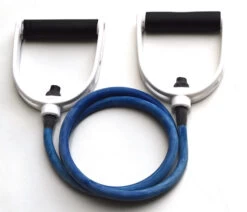 Resistance Tube Band With Handles - Heavy (Blue)