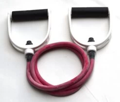 Resistance Tube Band With Handles - Average (Red)