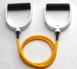 Resistance Tube Band With Handles - Extra Light (Yellow)