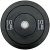 10 Lb BLACK Bumper Plate -Gym Plus Shop BumperPlates10 Black WR