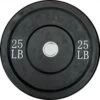 25 Lb BLACK Bumper Plate (Pair) 1 25 Lb BLACK Bumper Plate (Pair) -Gym Plus Shop BumperPlates25 Black WR