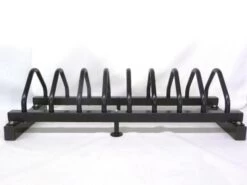 Olympic Bumper Plates Rack - Black